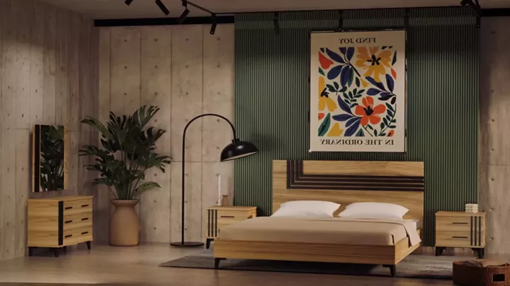 Σετ υπνοδωματίου ''Melody'' μελί