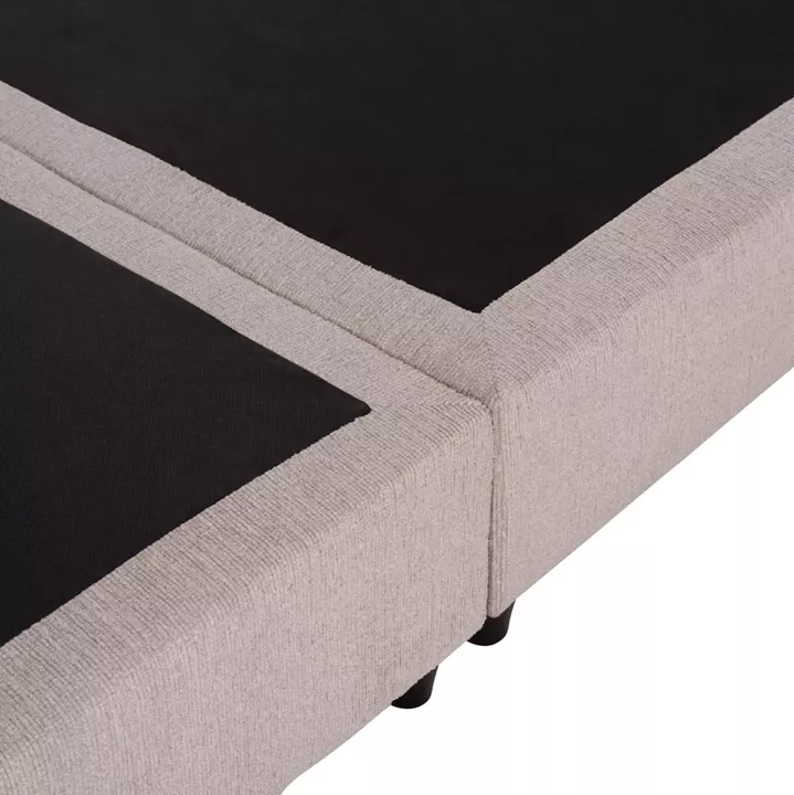 ΚΡΕΒΑΤΙ MILO HM616.32 ΜΠΕΖ ΥΦΑΣΜΑ ΓΙΑ ΣΤΡΩΜΑ 160x200εκ