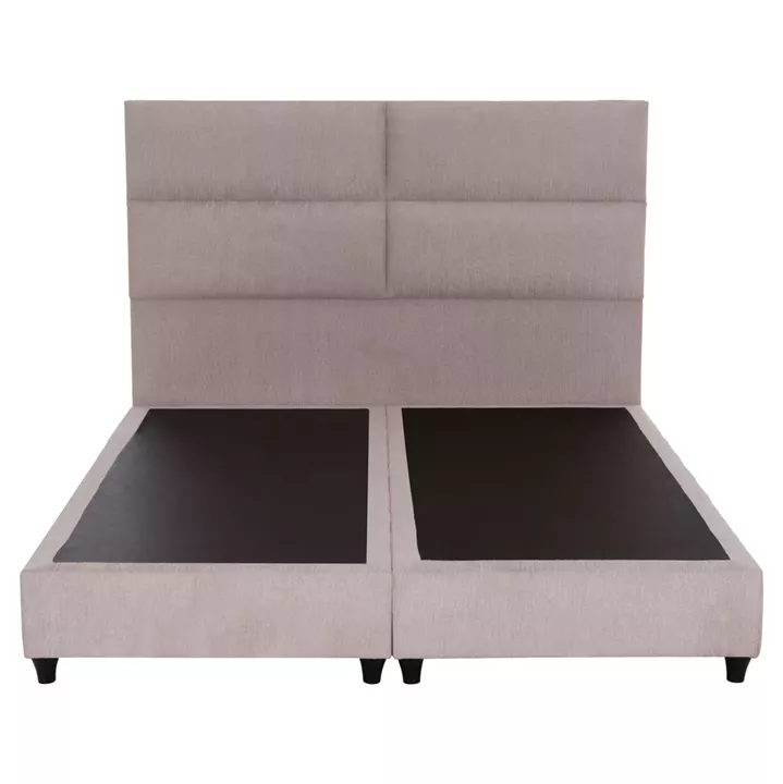 ΚΡΕΒΑΤΙ MILO HM616.32 ΜΠΕΖ ΥΦΑΣΜΑ ΓΙΑ ΣΤΡΩΜΑ 160x200εκ