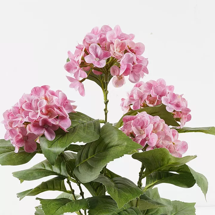 Decorative plant in a pot Hydrangea Inart pink D35x50cm