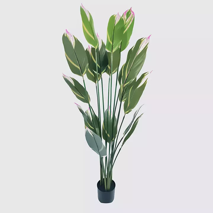 Διακοσμητικό φυτό σε γλάστρα Lucky Inart πράσινο Φ80x180εκ