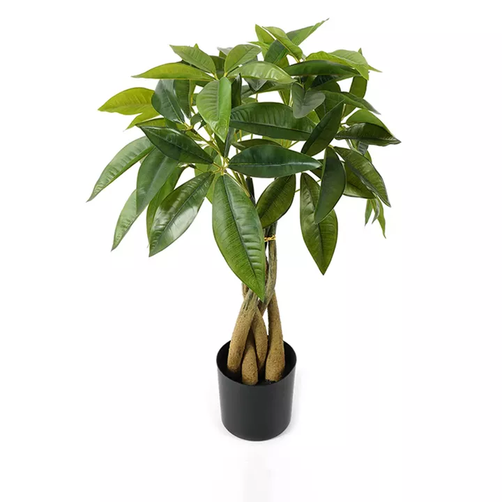 Decorative plant in pot Pachira Inart green D40x60cm