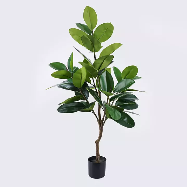 Διακοσμητικό φυτό σε γλάστρα Ficus Lyrata Inart πράσινο Φ70x130εκ