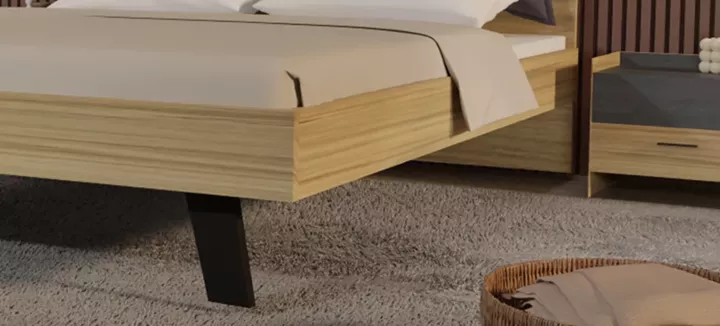 Σετ υπνοδωματίου ''Sierra'' μελί