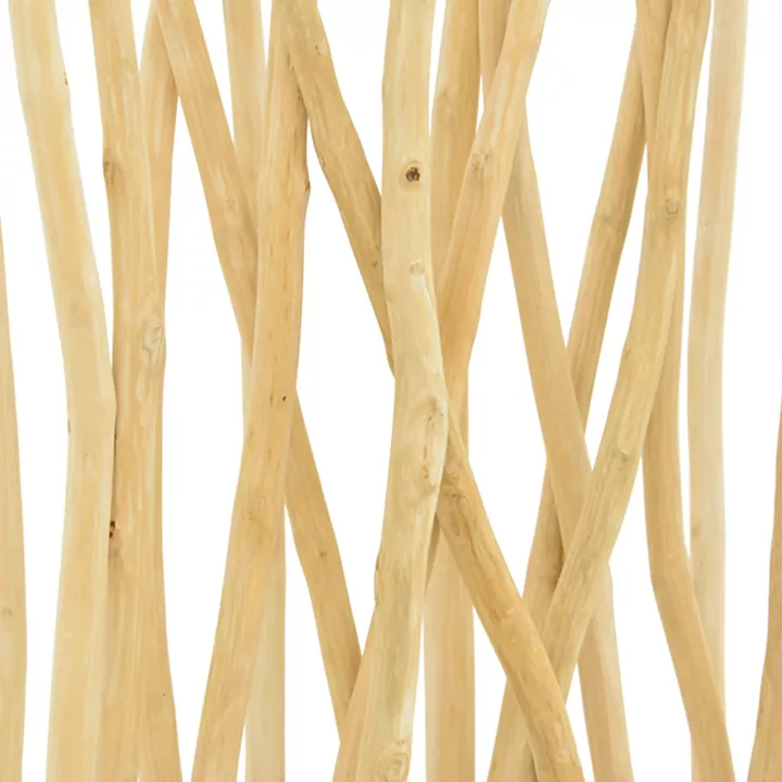 Decorative floor Jati pakoworld teak wood in natural shade 60x20x190cm