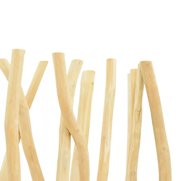 Decorative floor Jati pakoworld teak wood in natural shade 60x20x190cm