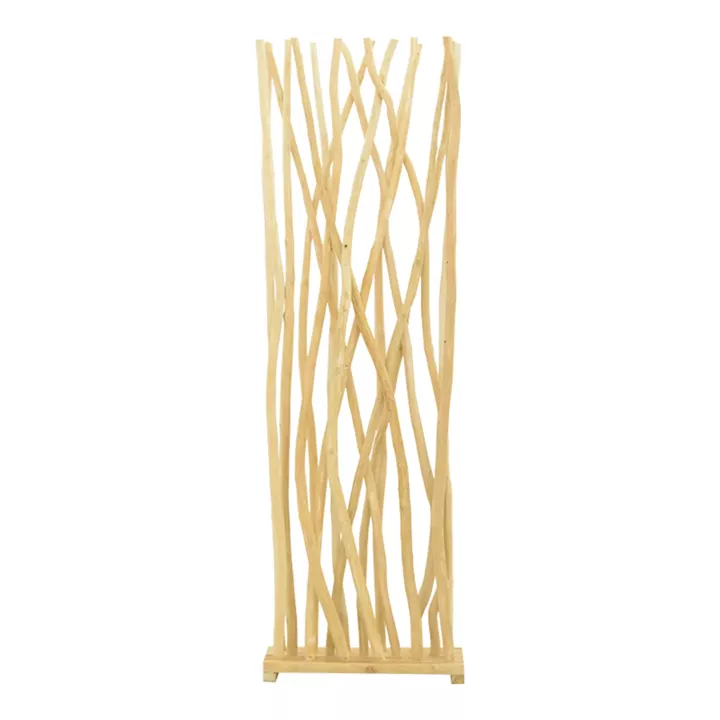 Decorative floor Jati pakoworld teak wood in natural shade 60x20x190cm