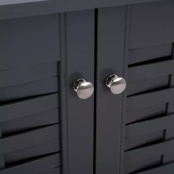 Shoe Cabinet Wooden HM2208.10 Grey 77x34x67.5cm