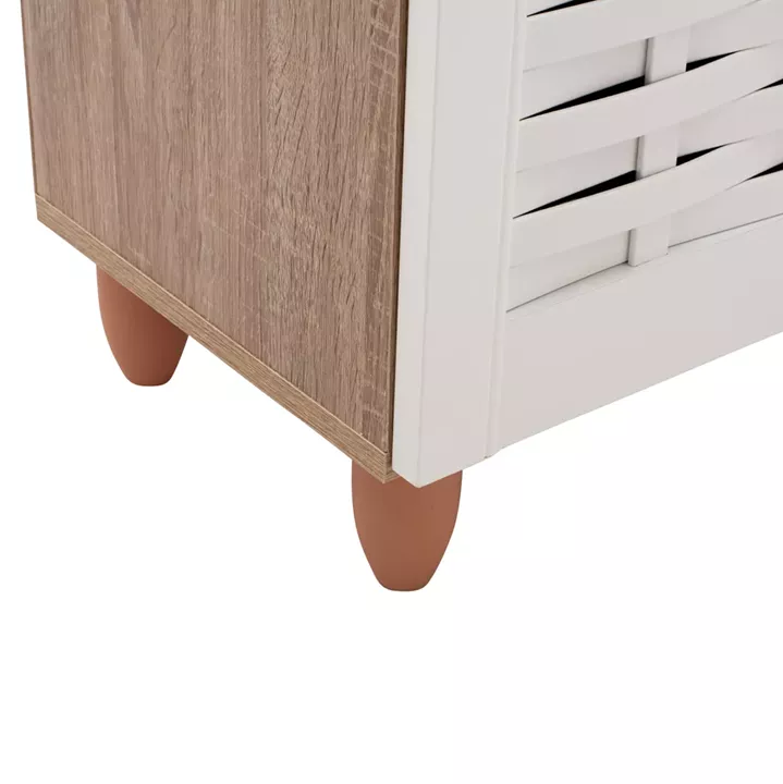 SHOE RACK HM2208.06 SONAMΑ-WHITE 77Χ34Χ67,5 cm.