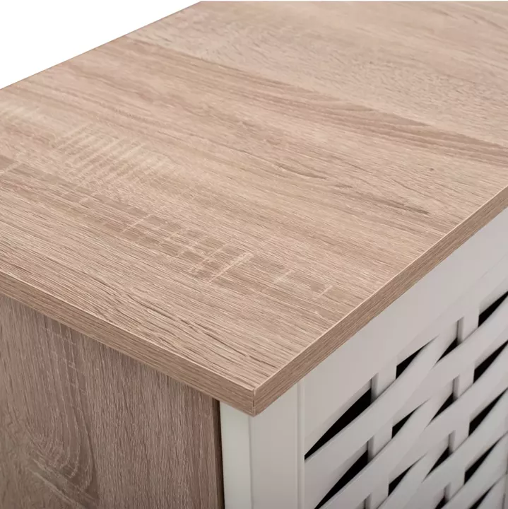 SHOE RACK HM2208.06 SONAMΑ-WHITE 77Χ34Χ67,5 cm.