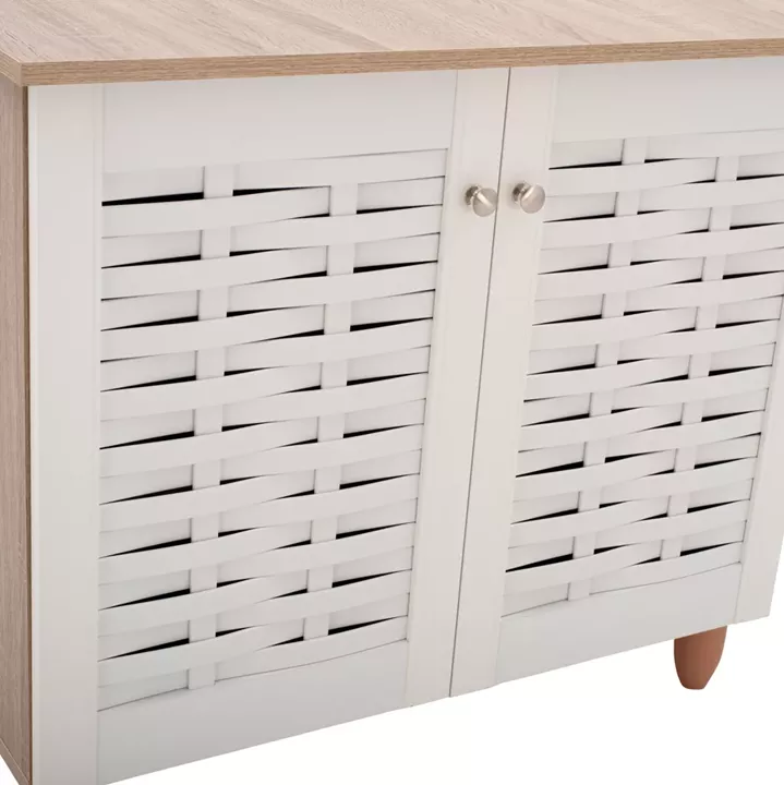 SHOE RACK HM2208.06 SONAMΑ-WHITE 77Χ34Χ67,5 cm.