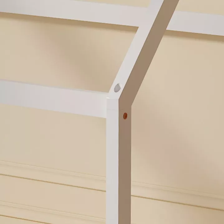 ΚΡΕΒΑΤΙ ΠΑΙΔΙΚΟ ΜΕ ΣΤΡΩΜΑ PEPE HM21302.01 ΞΥΛΟ ΠΕΥΚΟΥ ΣΕ ΛΕΥΚΟ--ΣΤΡΩΜΑ 90x190εκ