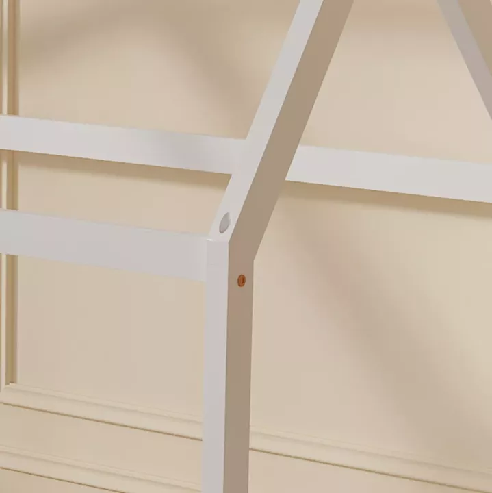 ΚΡΕΒΑΤΙ ΠΑΙΔΙΚΟ ΜΕ ΣΤΡΩΜΑ PEPE HM21303.01 ΞΥΛΟ ΠΕΥΚΟΥ ΣΕ ΛΕΥΚΟ--ΣΤΡΩΜΑ 70x140εκ