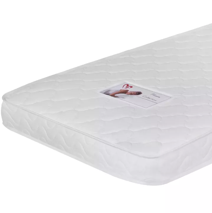 BED WITH MATTRESS PHYLLIS HM21304 PINE WOOD IN NATURAL WOOD COLOR--MATTRESS 90x190cm