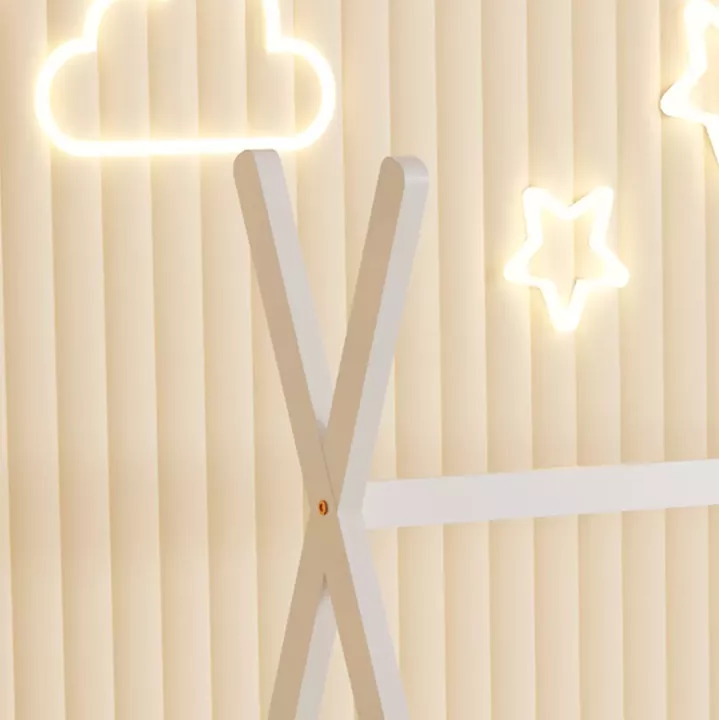 ΚΡΕΒΑΤΙ ΠΑΙΔΙΚΟ ΜΕ ΣΤΡΩΜΑ MUNK HM21306.01 ΞΥΛΟ ΠΕΥΚΟΥ ΣΕ ΛΕΥΚΟ--ΣΤΡΩΜΑ 90x190εκ