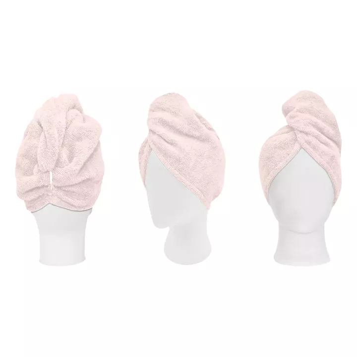 Beauty Home Πετσέτα μαλλιών Turban Art 3410 Ροζ