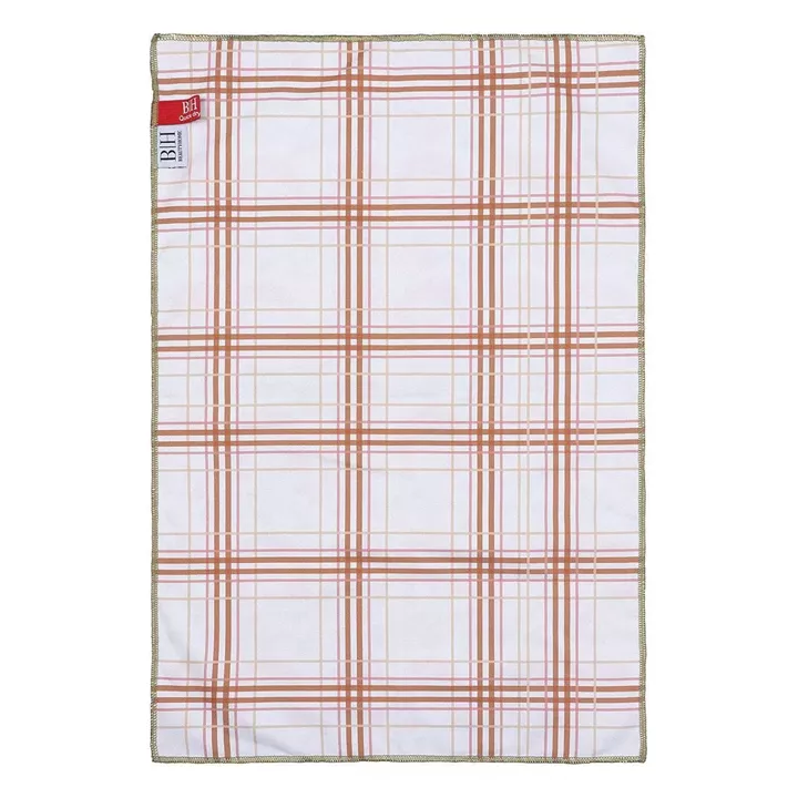 Beauty Home Πετσέτα κουζίνας διπλής όψης Microfiber Art 8653 40x60 Κόκκινο