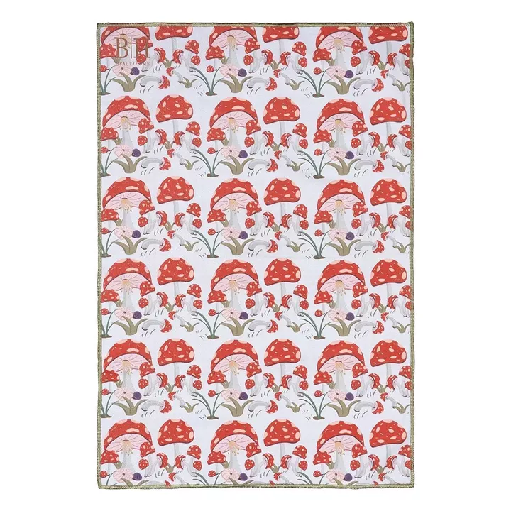 Beauty Home Πετσέτα κουζίνας διπλής όψης Microfiber Art 8653 40x60 Κόκκινο