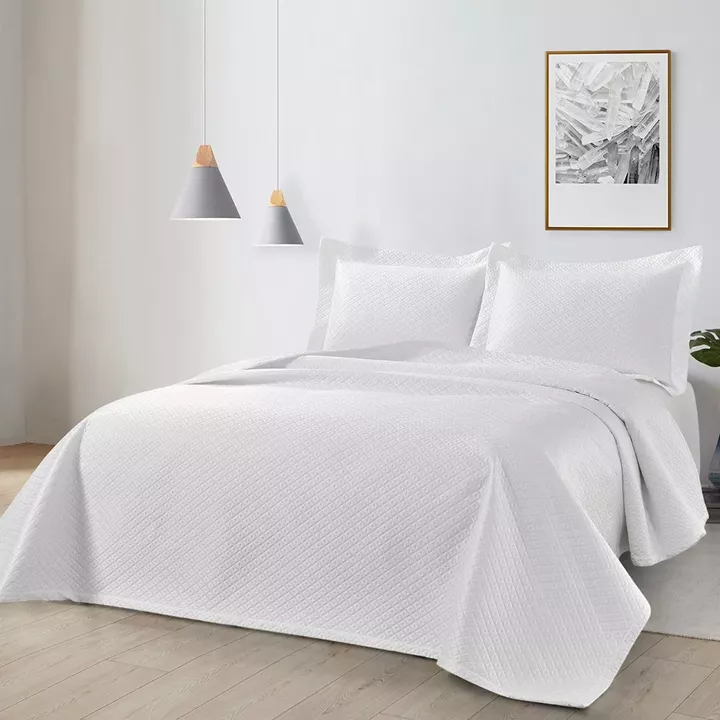 Beauty Home Σετ κουβερλί υπέρδιπλο Amelia Art 12322 230x250 Λευκό