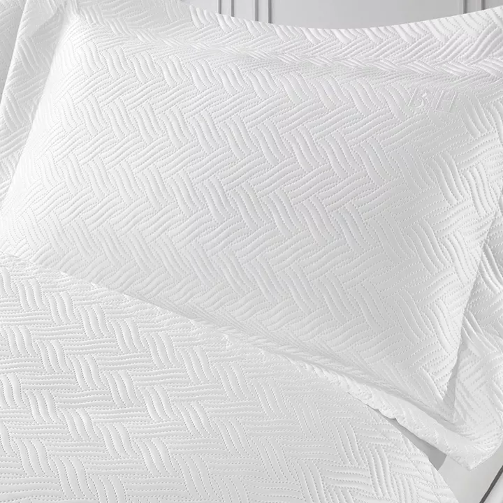 Beauty Home Σετ κουβερλί υπέρδιπλο Aeva Art 12323 230x250 Λευκό