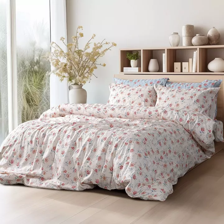 Beauty Home Σετ σεντόνια υπέρδιπλα με λάστιχο Art 12218 Chloe 100% Βαμβακοσατέν 300tc 170x200+30 Μπεζ