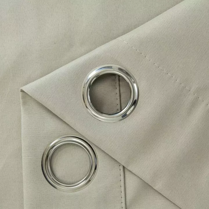 Beauty Home Κουρτίνα Full Blackout σκίασης με 8 κρίκους Soft Art 8391 Dark Beige-3 140x270 Σκούρο Μπεζ