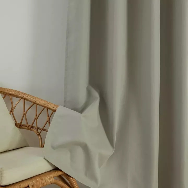 Beauty Home Κουρτίνα Full Blackout σκίασης με 8 κρίκους Soft Art 8391 Dark Beige-3 140x270 Σκούρο Μπεζ