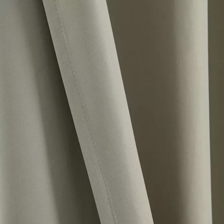 Beauty Home Κουρτίνα Full Blackout σκίασης με 8 κρίκους Soft Art 8391 Dark Beige-3 140x270 Σκούρο Μπεζ