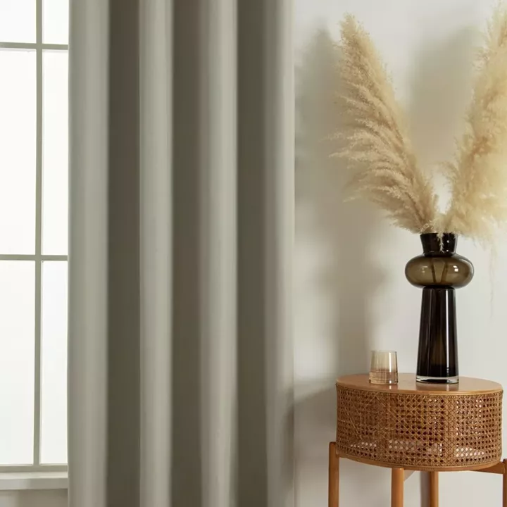 Beauty Home Κουρτίνα Full Blackout σκίασης με 8 κρίκους Soft Art 8391 Dark Beige-3 140x270 Σκούρο Μπεζ