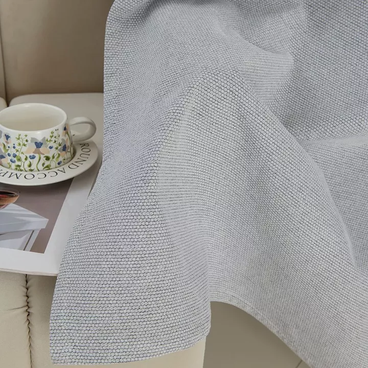 Beauty Home Κουρτίνα Full Blackout σκίασης με 8 κρίκους Elite Art 8392 Silver-Νο4 140x270 Γκρι