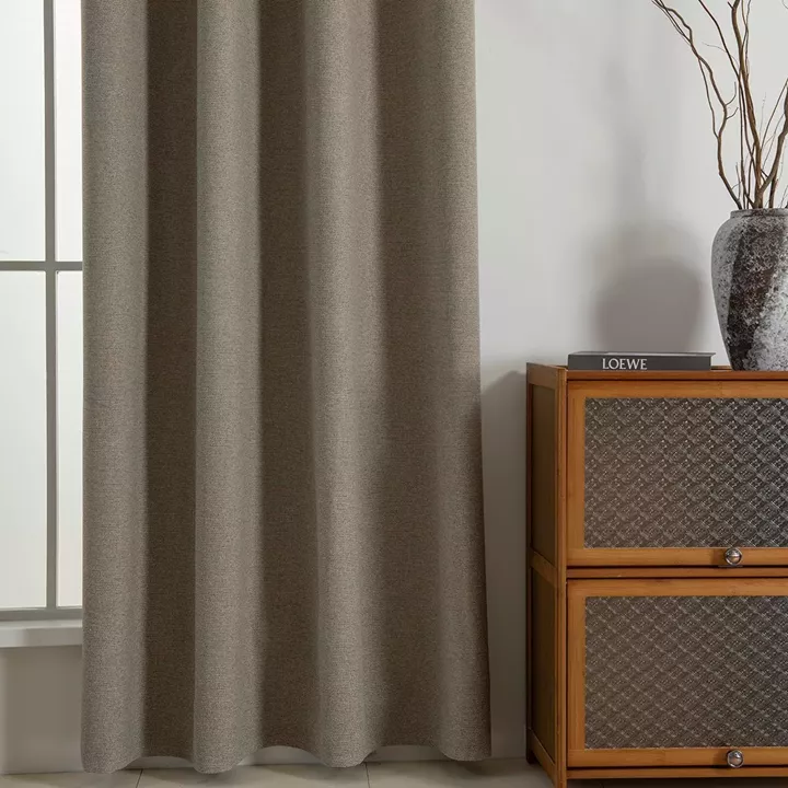 Beauty Home Κουρτίνα Full Blackout σκίασης με 8 κρίκους Elite Art 8392 Beige-Νο5 140x270 Μπεζ