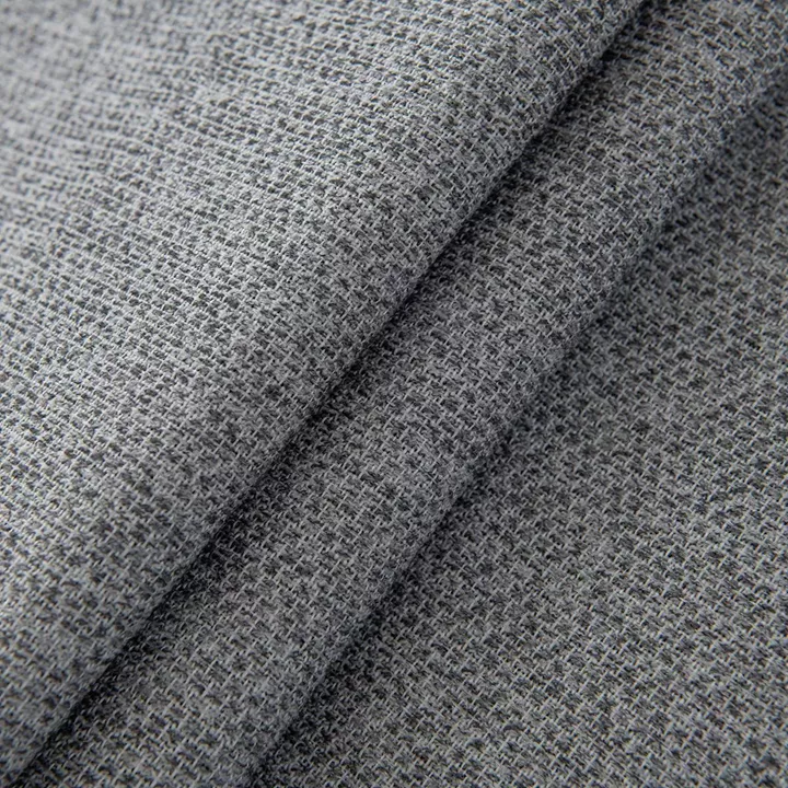 Beauty Home Κουρτίνα Full Blackout σκίασης με 8 κρίκους Elite Art 8392 Grey-Νο7 140x270 Σκούρο Γκρι