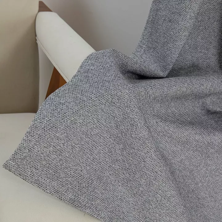 Beauty Home Κουρτίνα Full Blackout σκίασης με 8 κρίκους Elite Art 8392 Grey-Νο7 140x270 Σκούρο Γκρι