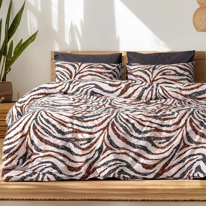 Beauty Home Σετ πάπλωμα υπέρδιπλο Rea Art 12259 220x240 Ανθρακί