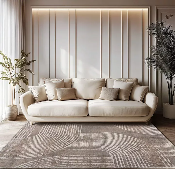 Beauty Home Χαλί Serena Art 9835 200x290 Μπεζ,Γκρι