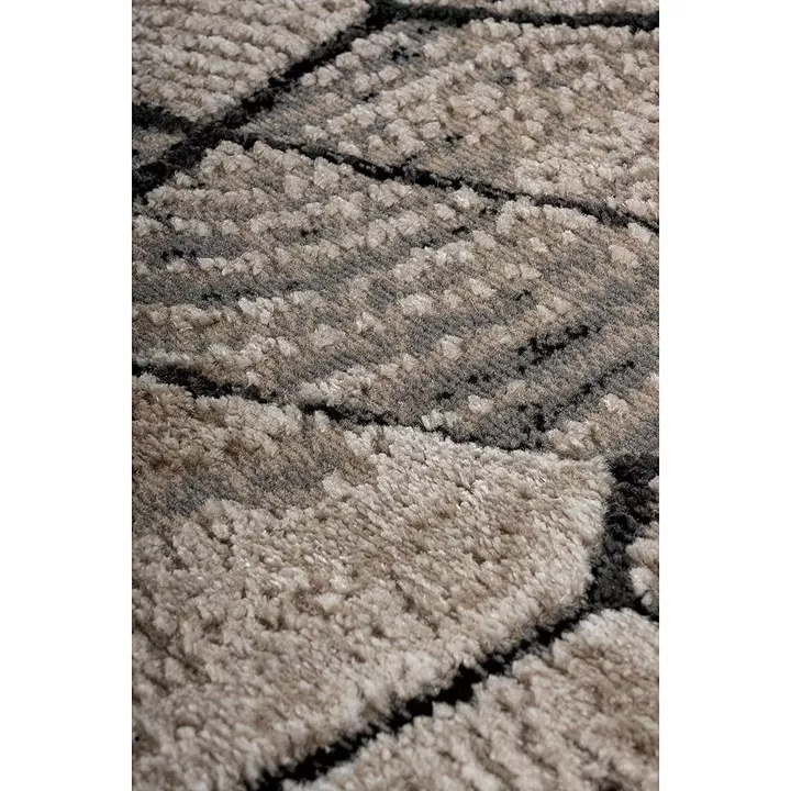 Beauty Home Χαλί Serena Art 9837 133x190 Μπεζ,Γκρι