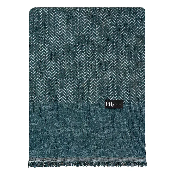 Beauty Home Ριχτάρι Τριθέσιο Art 8638 170x290 Πετρόλ