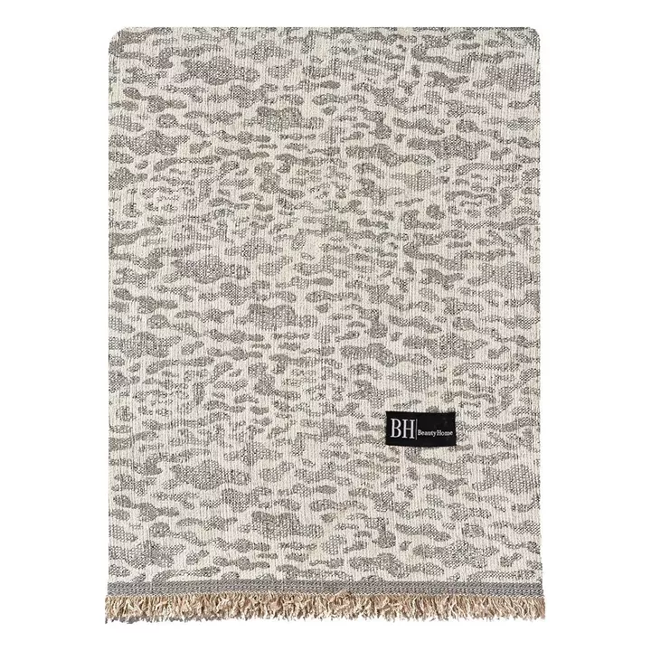 Beauty Home Ριχτάρι Τετραθέσιο Art 8641 170x350 Εκρού