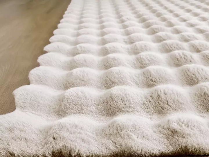 Beauty Home Πατάκι Bubble Art 9662 67x210 Εκρού