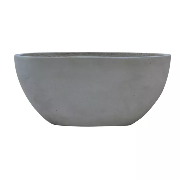 FLOWER POT-4 Cement Grey 76x34x32cm