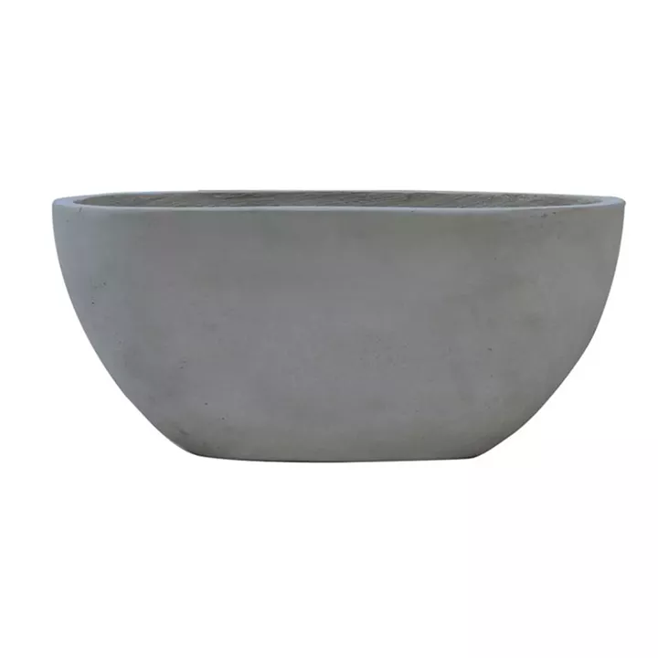 FLOWER POT-4 Cement Grey 76x34x32cm