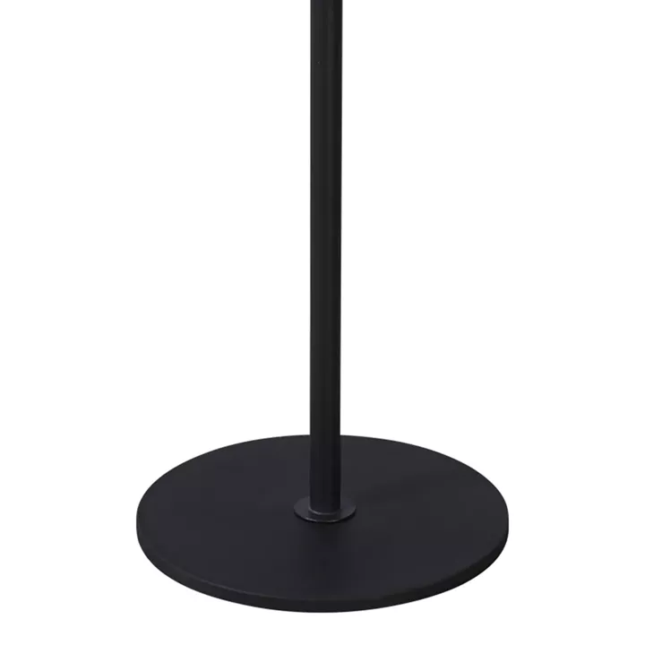 Coat rack Lelom pakoworld metal in black color D30x170cm