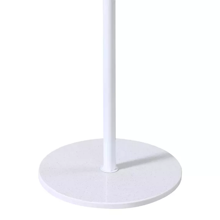 Καλόγερος Tebera pakoworld μέταλλο σε λευκή απόχρωση Φ30x170εκ