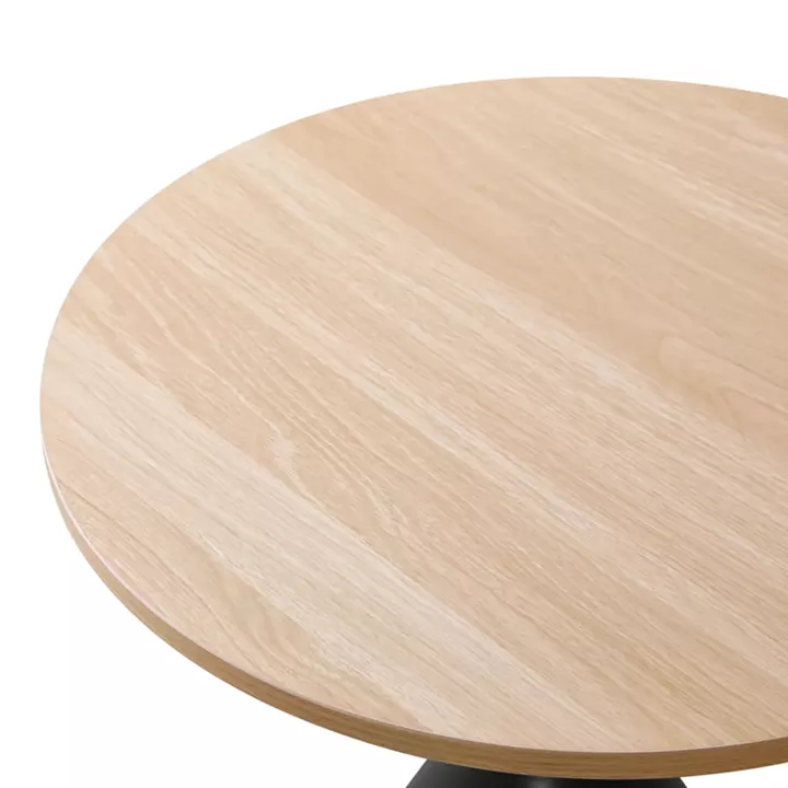 Coffee table Hemena pakjoworld set 2 pieces in black-natural color