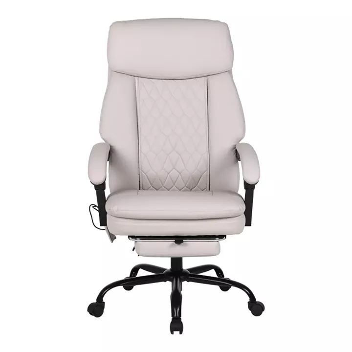 Sedici pakoworld director's office chair with massage mechanism - pu beige-ecru 72x63x115-123cm