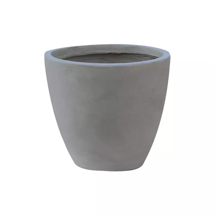 FLOWER POT-3 Cement Grey Φ35x32cm