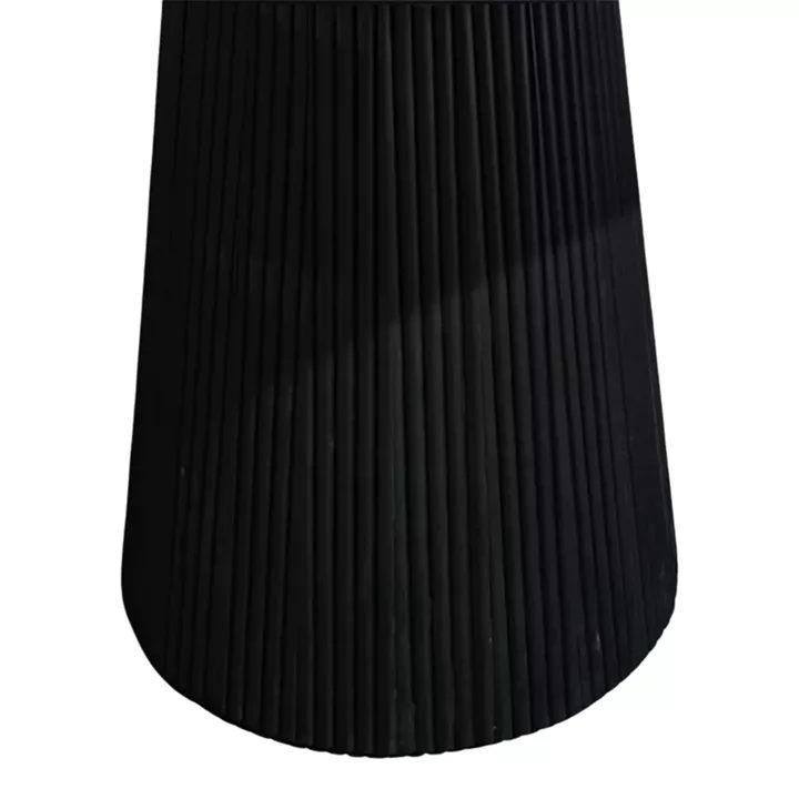 Canicule table pakoworld solid acacia wood in black shade D120x75cm