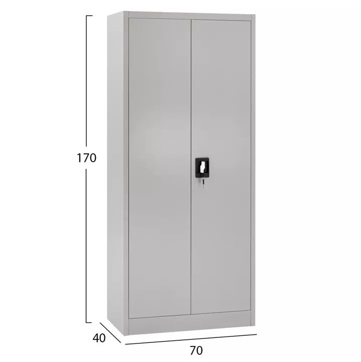 ΝΤΟΥΛΑΠΑ 2ΦΥΛΛΗ ΜΕΤΑΛΛΙΚΗ HRONDA HM5749.21 ME ΧΩΡΙΣΜΑ & ΚΛΕΙΔΑΡΙΑ 70x40x170Υεκ.