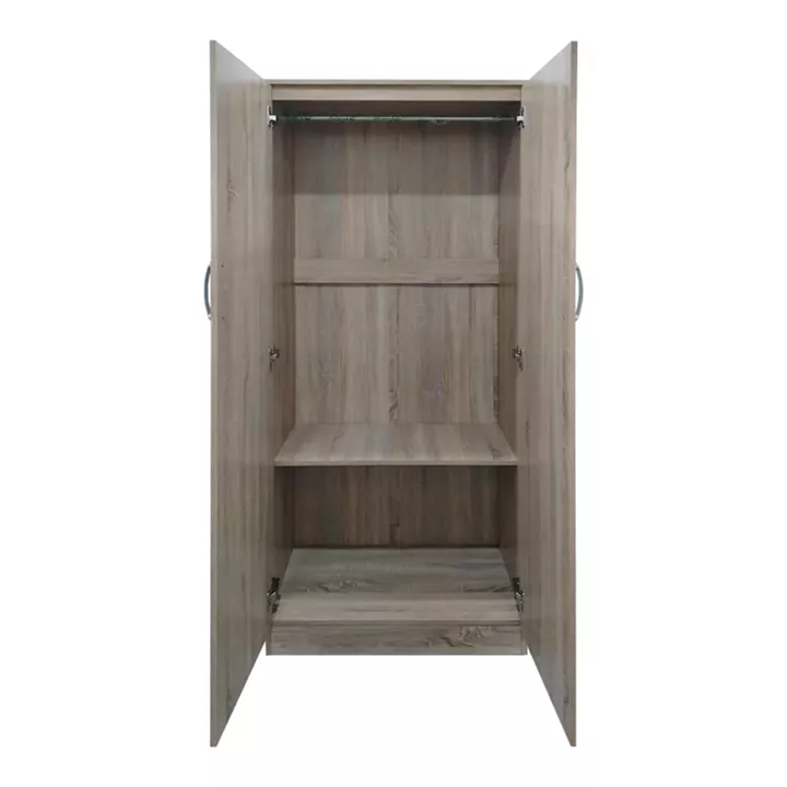 Ντουλάπα δίφυλλη Lego pakoworld σε Sonoma απόχρωση 80x42x180εκ