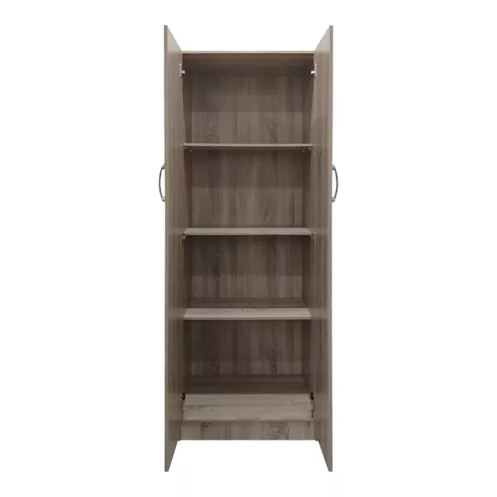 Ντουλάπα δίφυλλη Lego pakoworld σε sonoma απόχρωση 60x42x180εκ